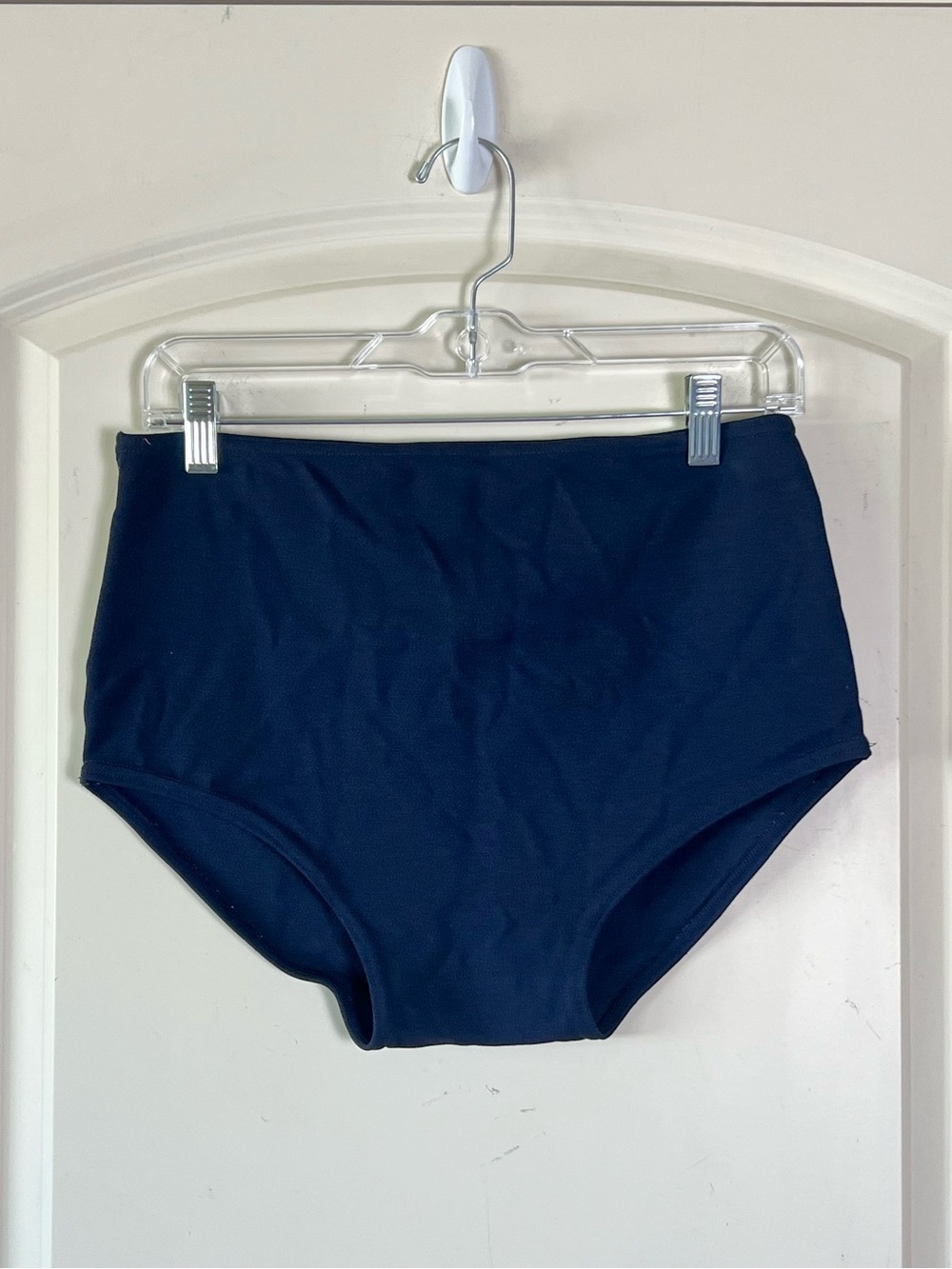 Vtg 80s Spirit Leaders Cheerleading Briefs High Waisted Navy Blue Spankies Large